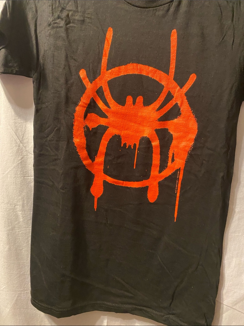 Marvel spider verse concert Tee with Orange Spider Graphic